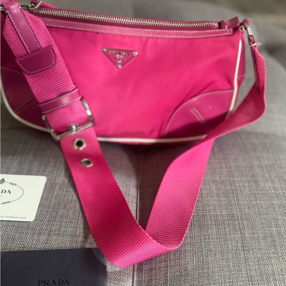 Prada Fuchsia Shoulder Bag